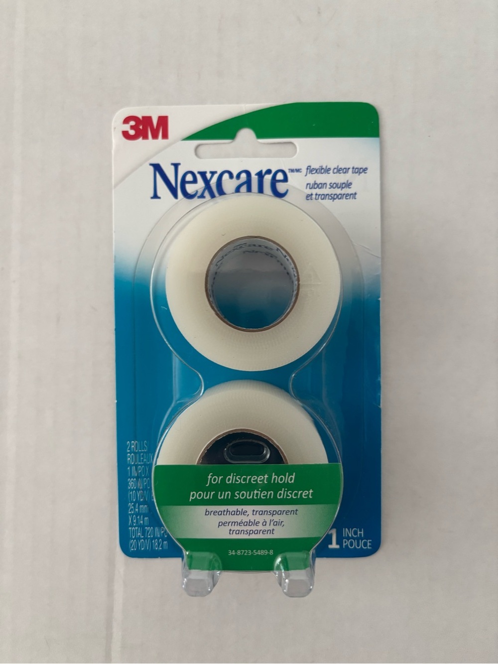 New! 3M Nexcare Flexible Clear Tape Waterproof Transparent Flexible Medical Tape